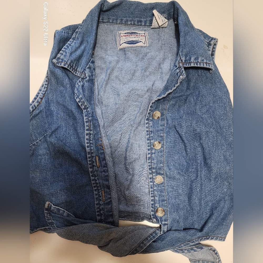 Andrew's Blues Denim Vest
